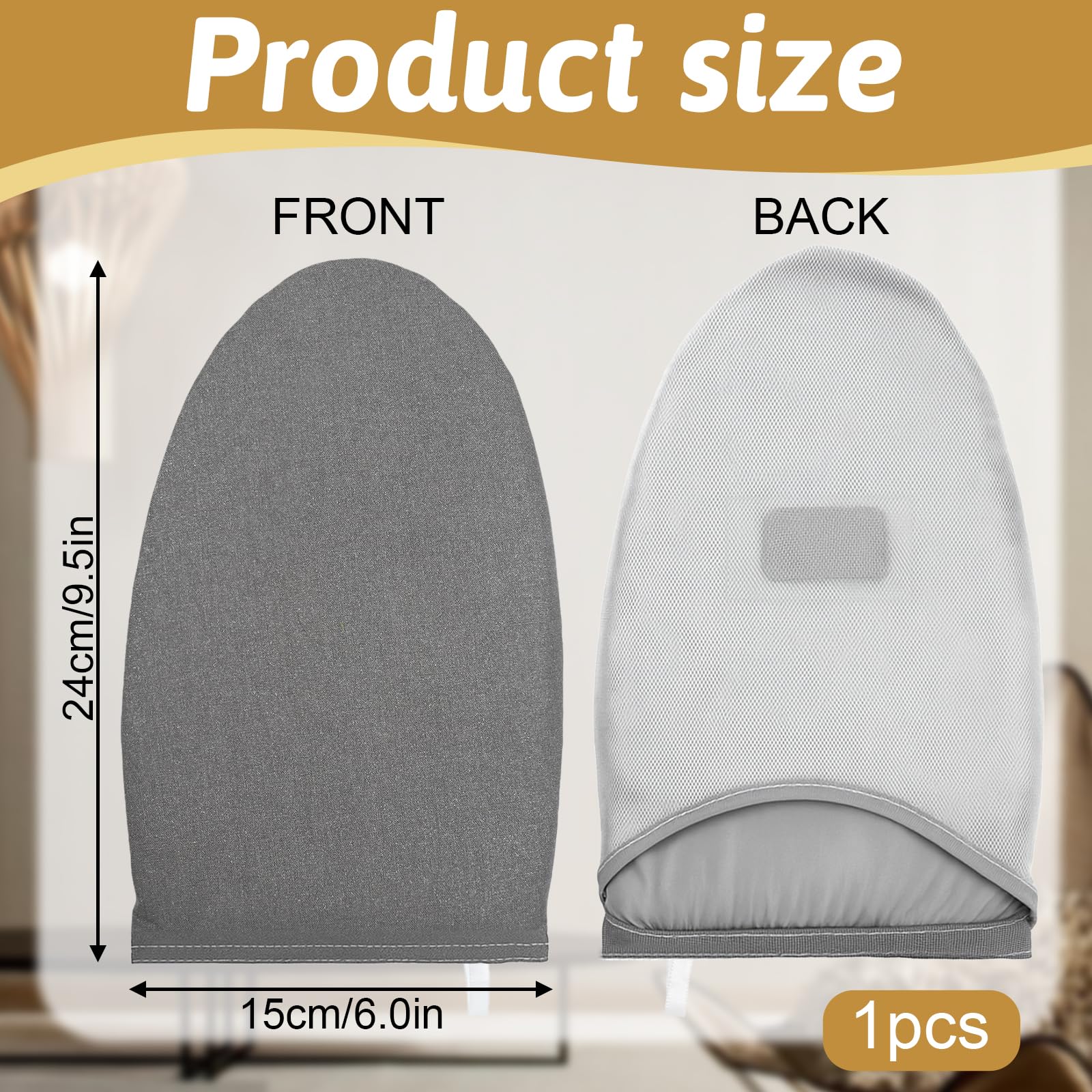 Guantes de planchado de vapor de ropa, guantes portátiles para máquina de vapor, resistentes al vapor y al calor, guantes de vapor de ropa, guantes de viaje de mano para tabla de planchar con lazo