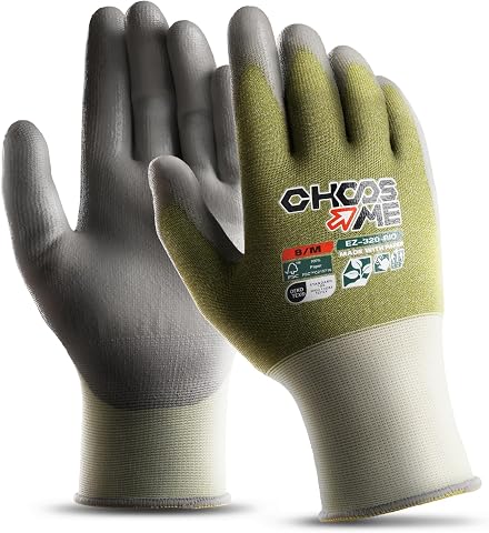 Gardening Gloves Grip Breathable Paper Yarn 2 Pairs