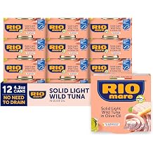 Rio Mare Yellowfin Tuna with a Drizzle of Olive Oil, 4.2 Ounce, Pack of 12