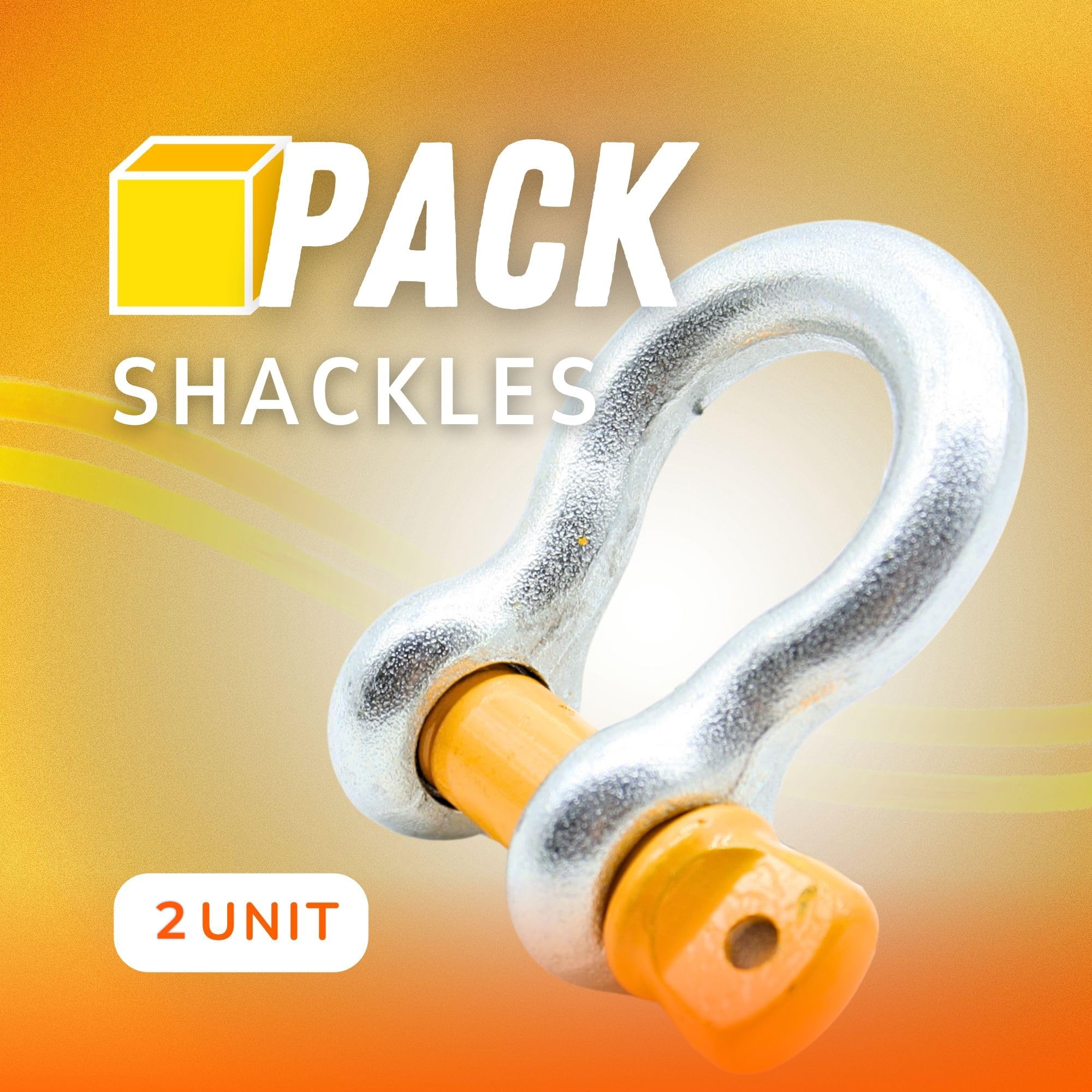 DOJA Barcelona Manille De Levage/Acier - Pack De 2 - Supporte Jusqu'à 4.750 Kg - Galvanisé Anticorrosion - Idéale Pour Remorquage Et Haute Résistance, Usage Industriel - Fiable Optimum