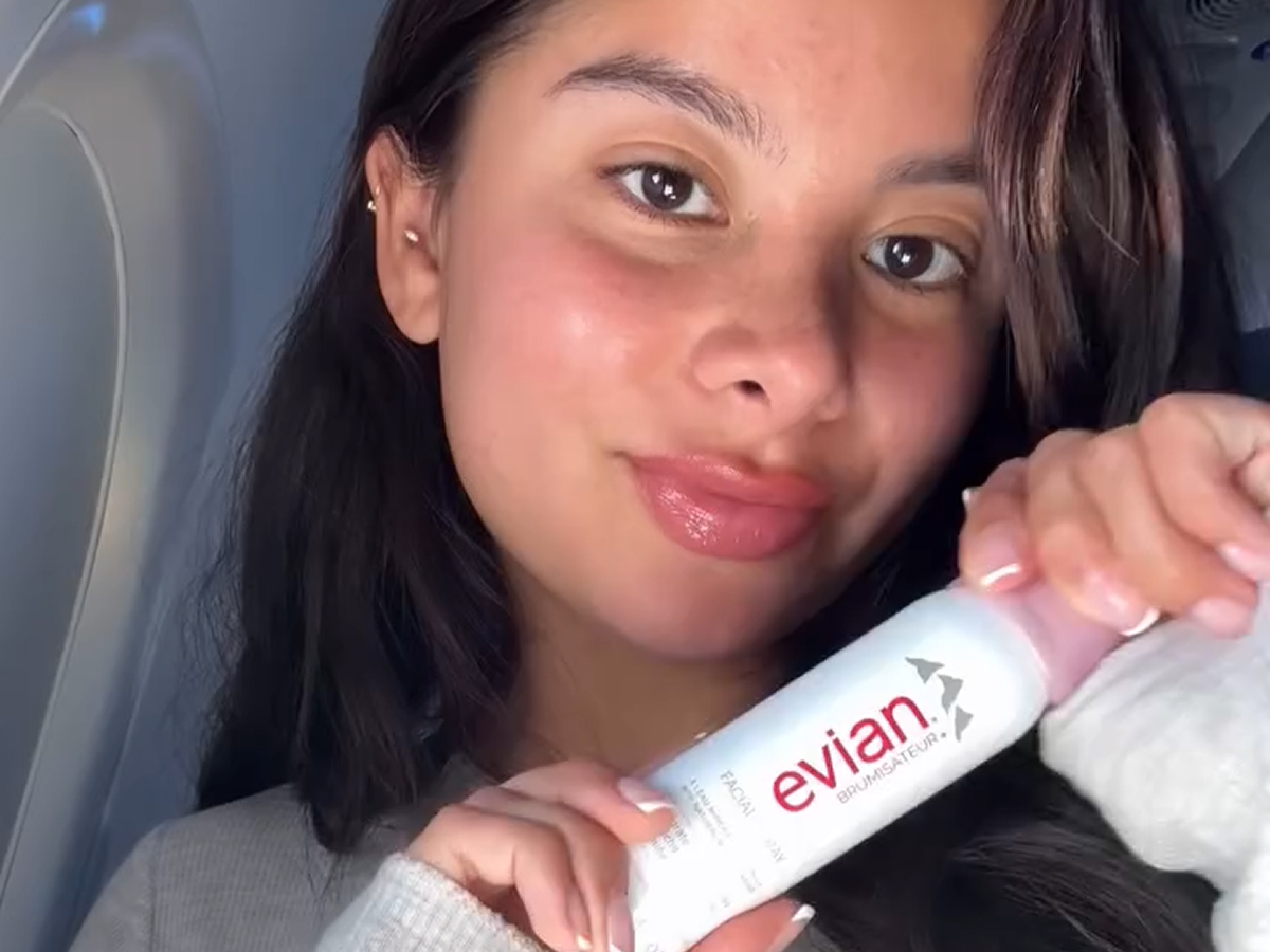 Evian Facial Spray 24/7 Kit - Hydrating Mineral Water Mist for Face & Skin - Refreshes Makeup, Sets, & Tones - Travel-Friendly Sizes for Daily Moisture Boost