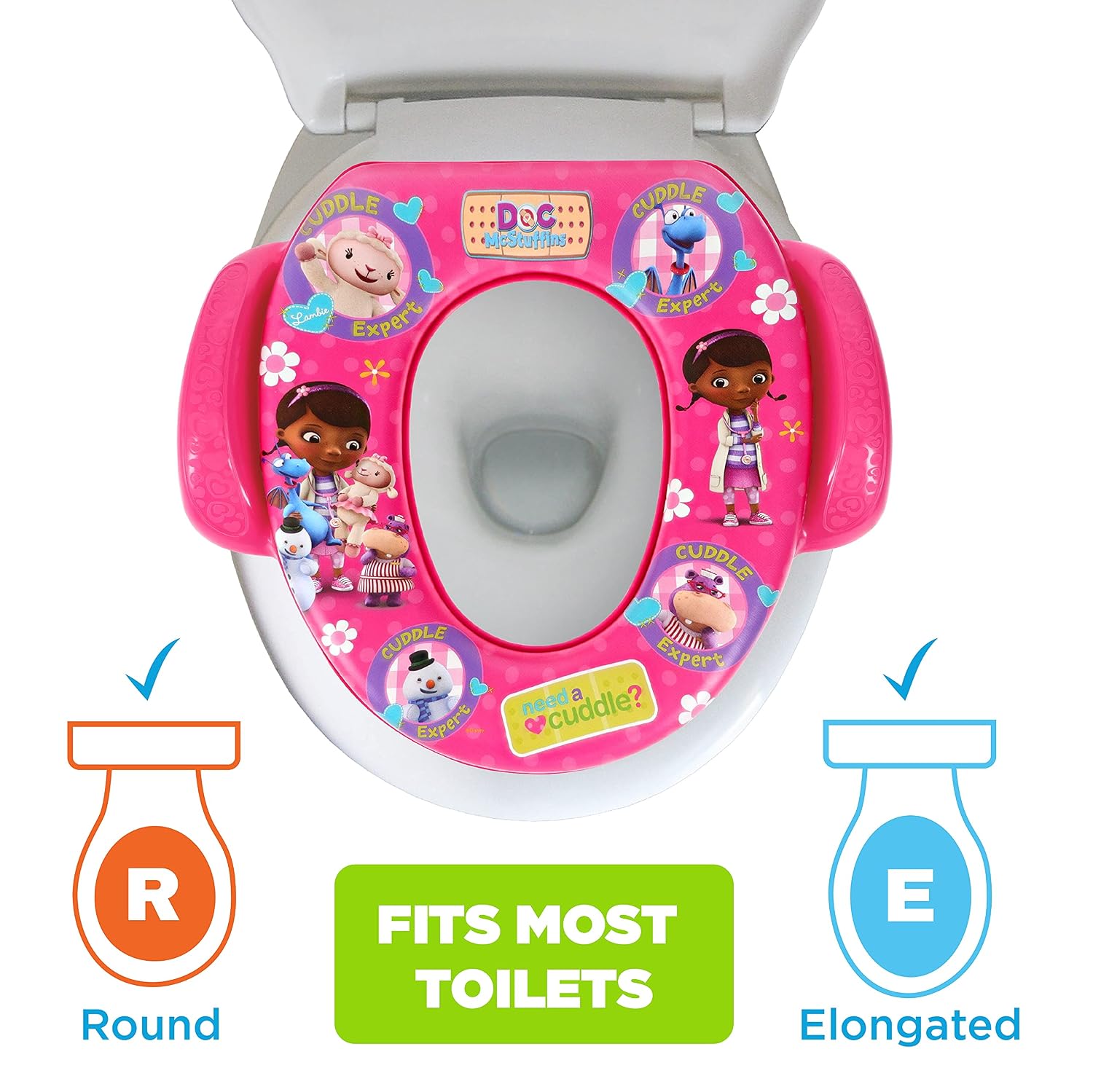 Ginsey Disney Doc McStuffins"Need A Cuddle" Soft Potty Seat, Multicolor