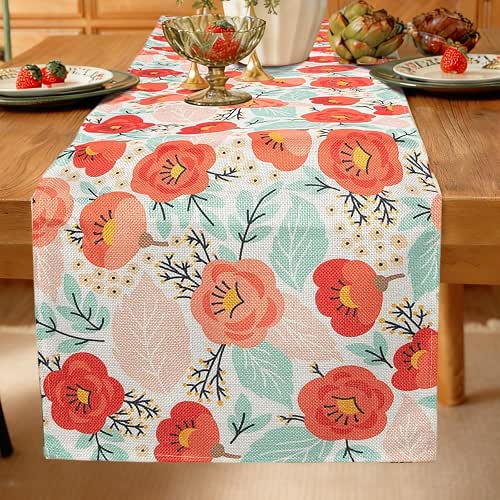 Pioneer Woman Kitchen Stuff Floral Table Runner 72 Inches Long