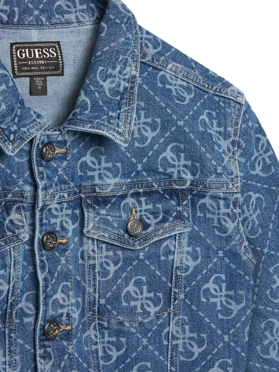 GUESS Chaqueta vaquera para niña Art J6RL02 D5FM0