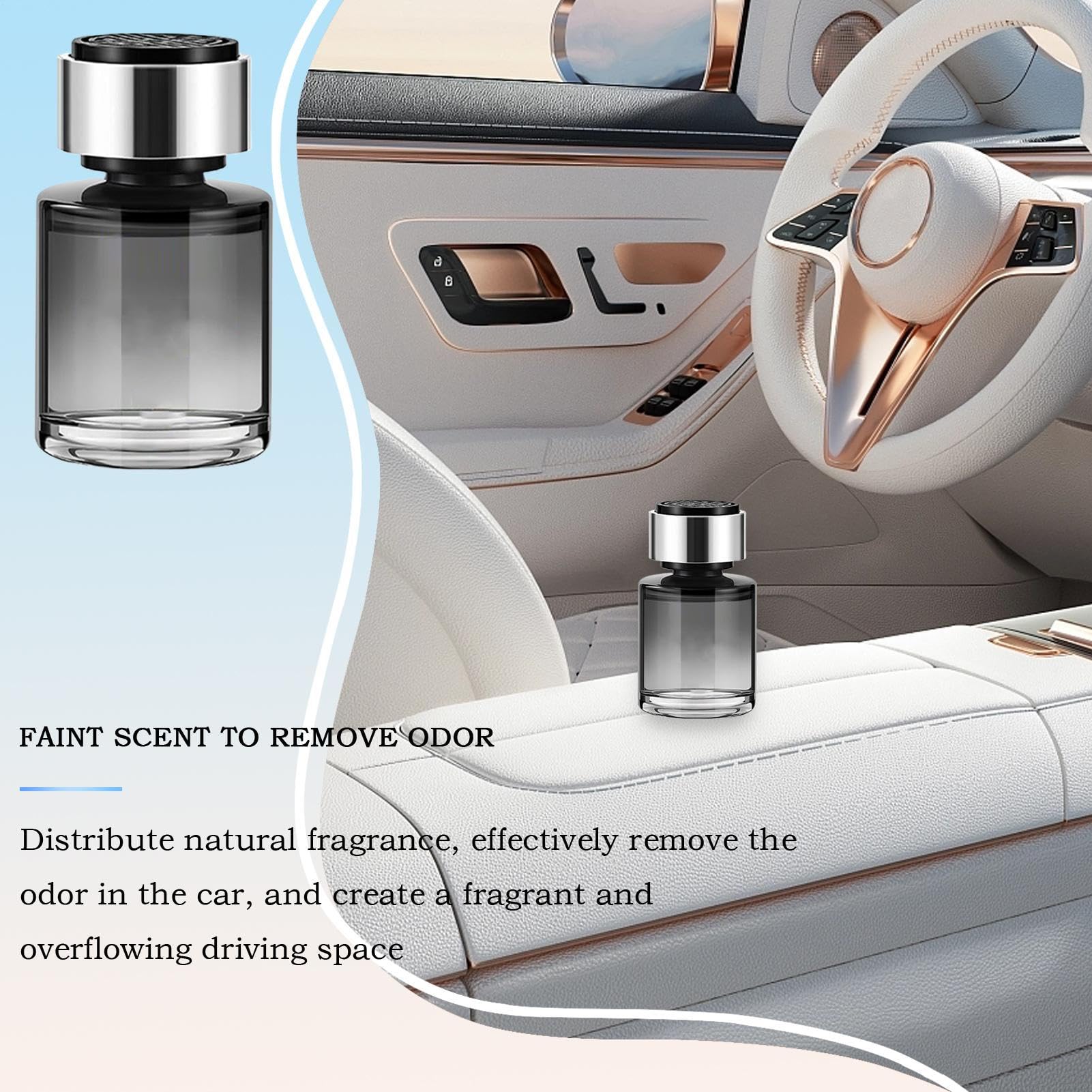 de perfumes para automóvil, Ambientador de s de automóviles,Difusor de del vehículo de ambientador automático de larga duración - Fragancia decorativa de automóviles de difusor de perfume para automóv