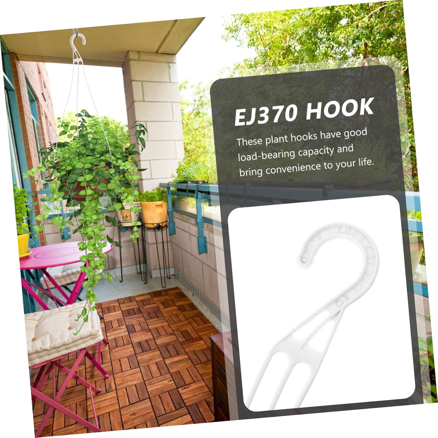 GALPADA 400sets Plant Hooks for Hanging Flowerpots Chlorophytum Comosum Hangers for Use Space-Saving Design Style