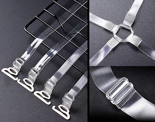 Miniatura 10 de 240 ganchos de correa de sujetador para coser bikini halter traje de baño tops lencería anillos nylon traje de baño clips cierre deslizantes