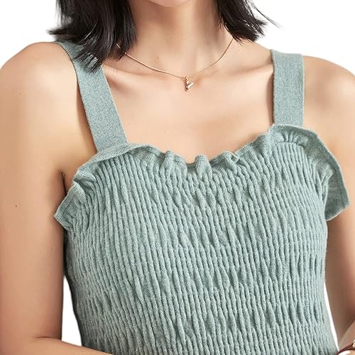 Miniatura 4 de Women's Dress Sweater Solid Color Bottoming 100% Wool Sling Dress