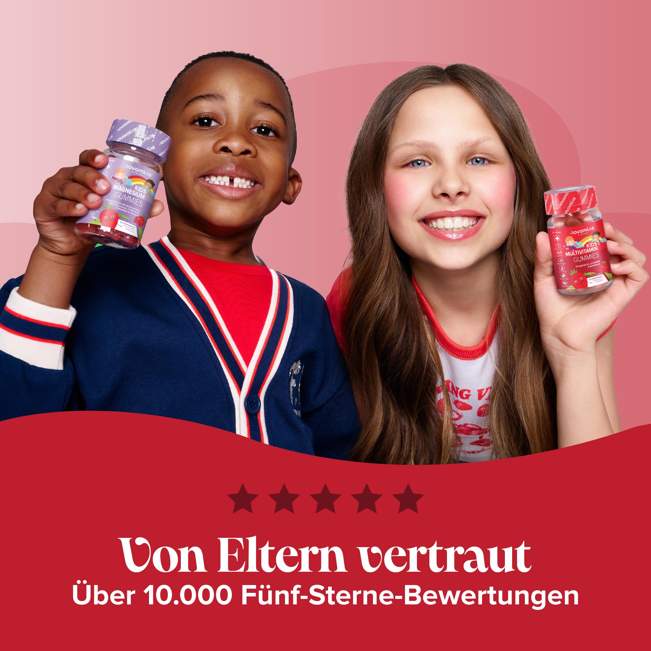 Multivitamin Kinder | 30 Multivitamin Gummies | Glutenfrei | Novomins – Ansicht 13