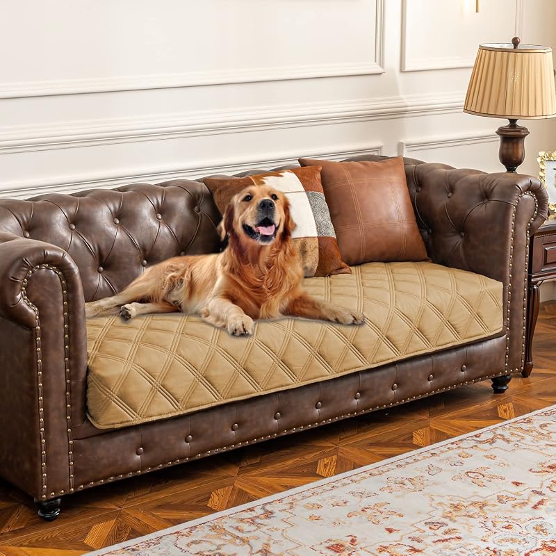 Capa impermeável para cama, sofá e móveis de cães e gatos Ameritex com fundo antiderrapante