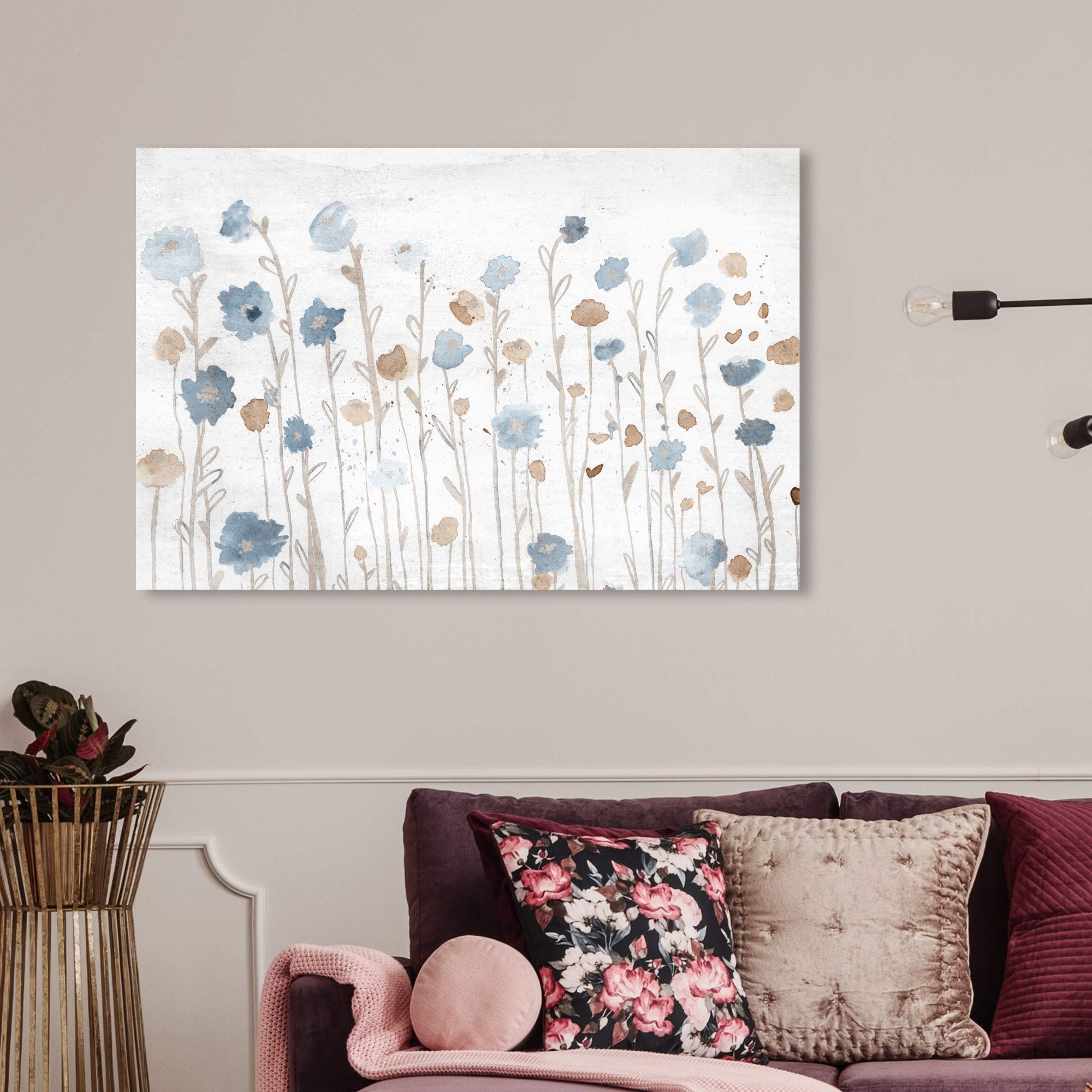 Wynwood Studio – Quadro Su Tela Floreale – Vaso Di Fiori Messicano – 76,2 X 91,4 Cm – Bianco