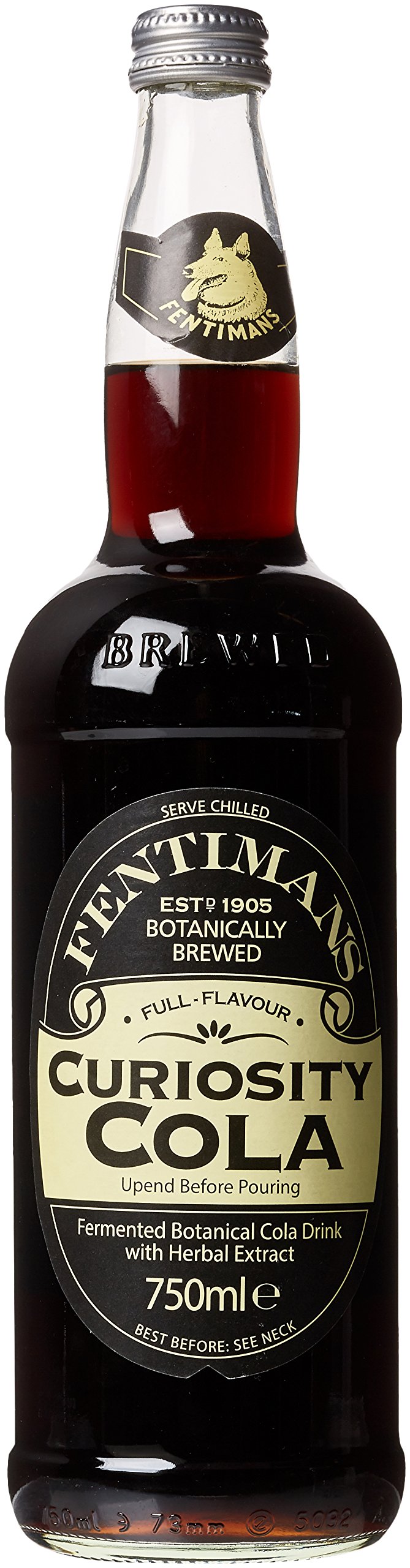 Fentimans Traditional Curiosity Cola, 750 ml (Pack of 4)