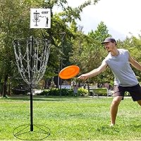 Vista 7 de GSE Games & Sports Expert PRO - Objetivo de golf de disco portátil, 12/24 cadenas, cestas de meta de práctica de metal
