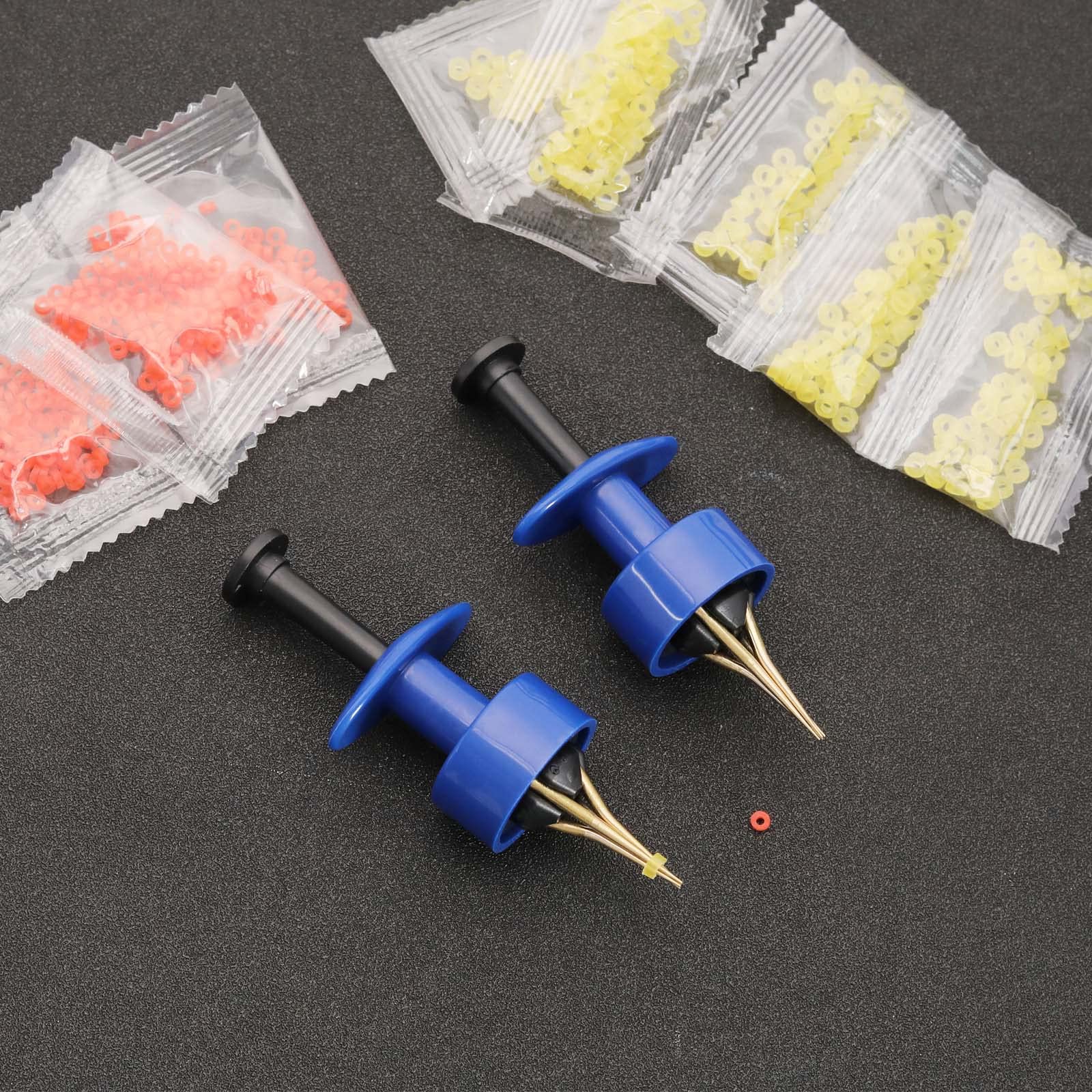VGOL 2 Outils Baguage Granulés Appâts Pêche Carpe - 600 Bandes 3mm Et 4mm Incluses