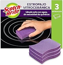 Scotch-Brite Estropajo para vitrocerámica, paquete de 3 unidades