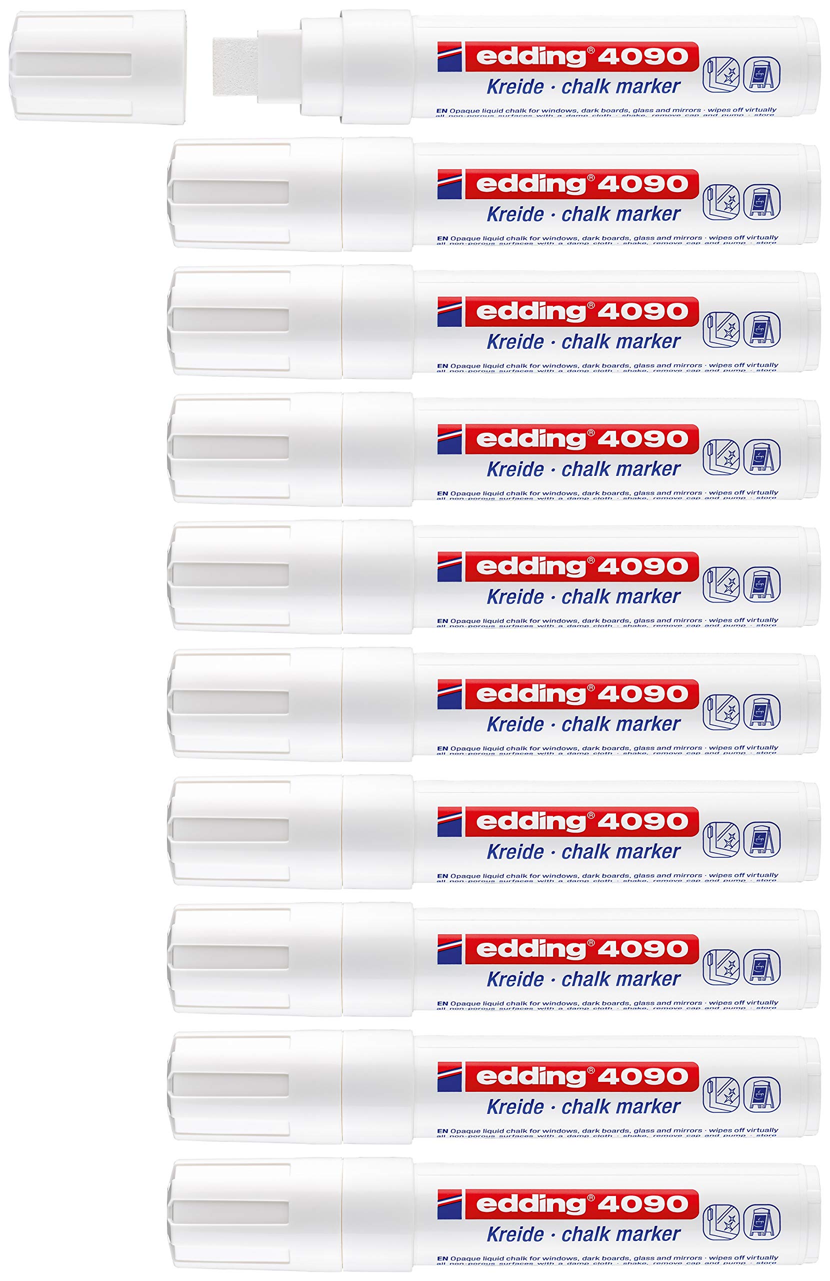 edding Windowmarker 4090, 4-15 mm, weiß