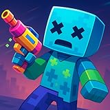 Ninja Warriors Blocky Battle 3D: Pixel Sword Survival & Monster Clash