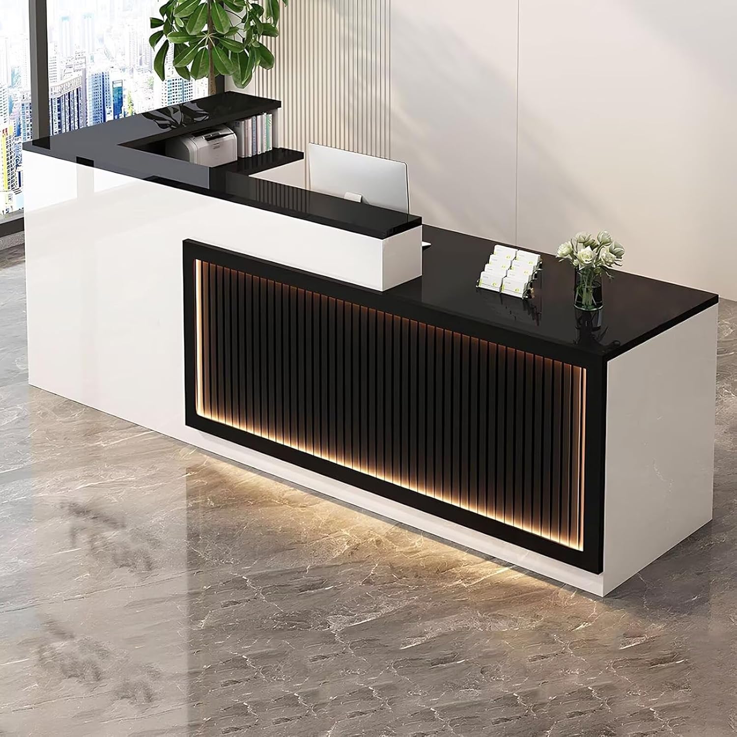 Modern Reception Desk, Front Desk Reception Counter with