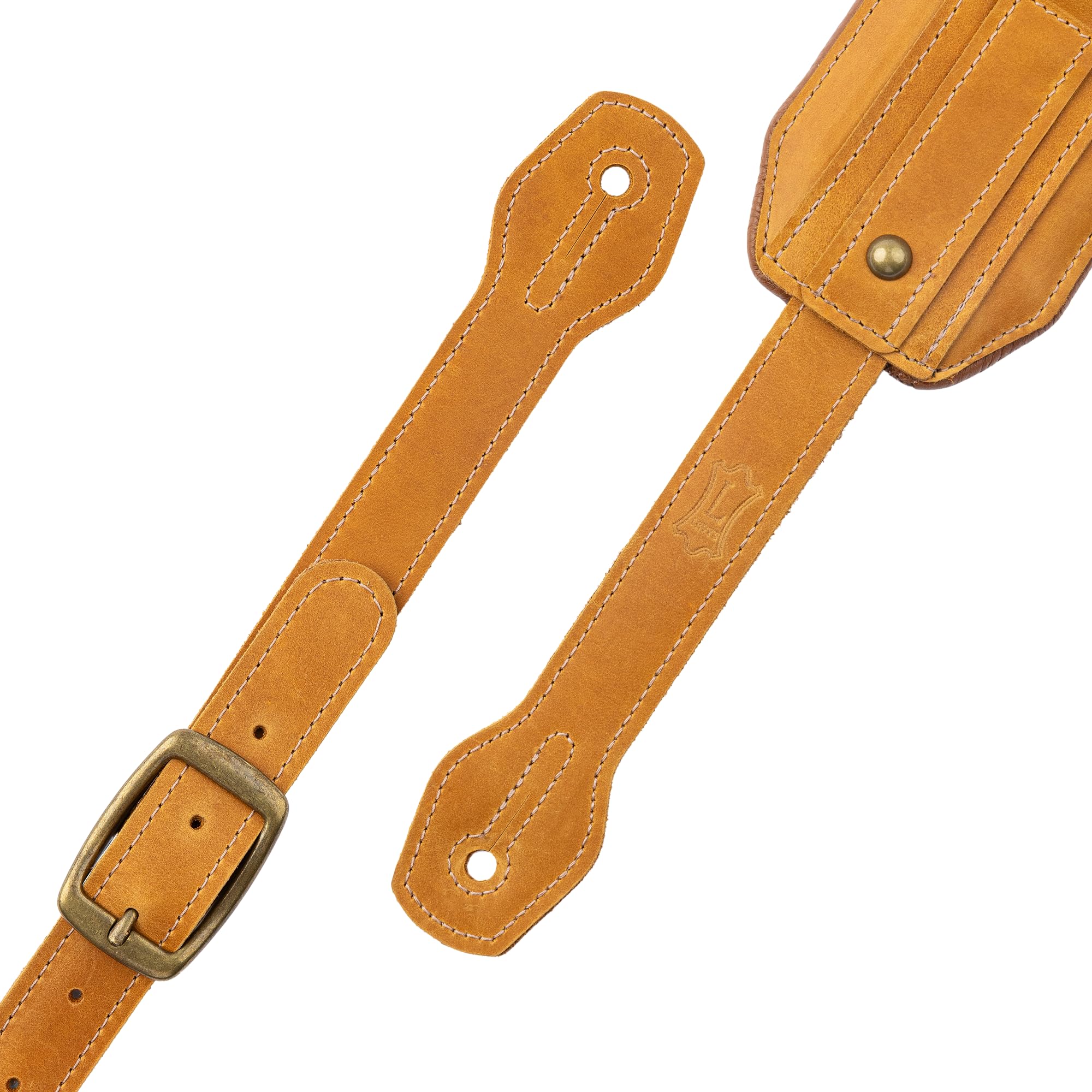 Levy's Correa para guitarra Leathers Apex Series de auténtica piel Crazy Horse