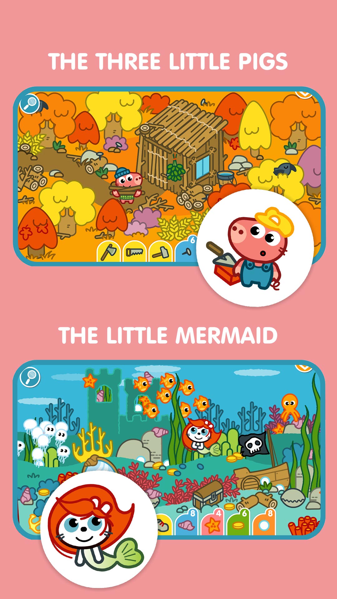 Pango Hide & Seek: Fairy Tales Find hidden objects - App on