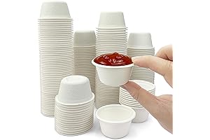 CAMKYDE Disposable Dipping Sauce Cups