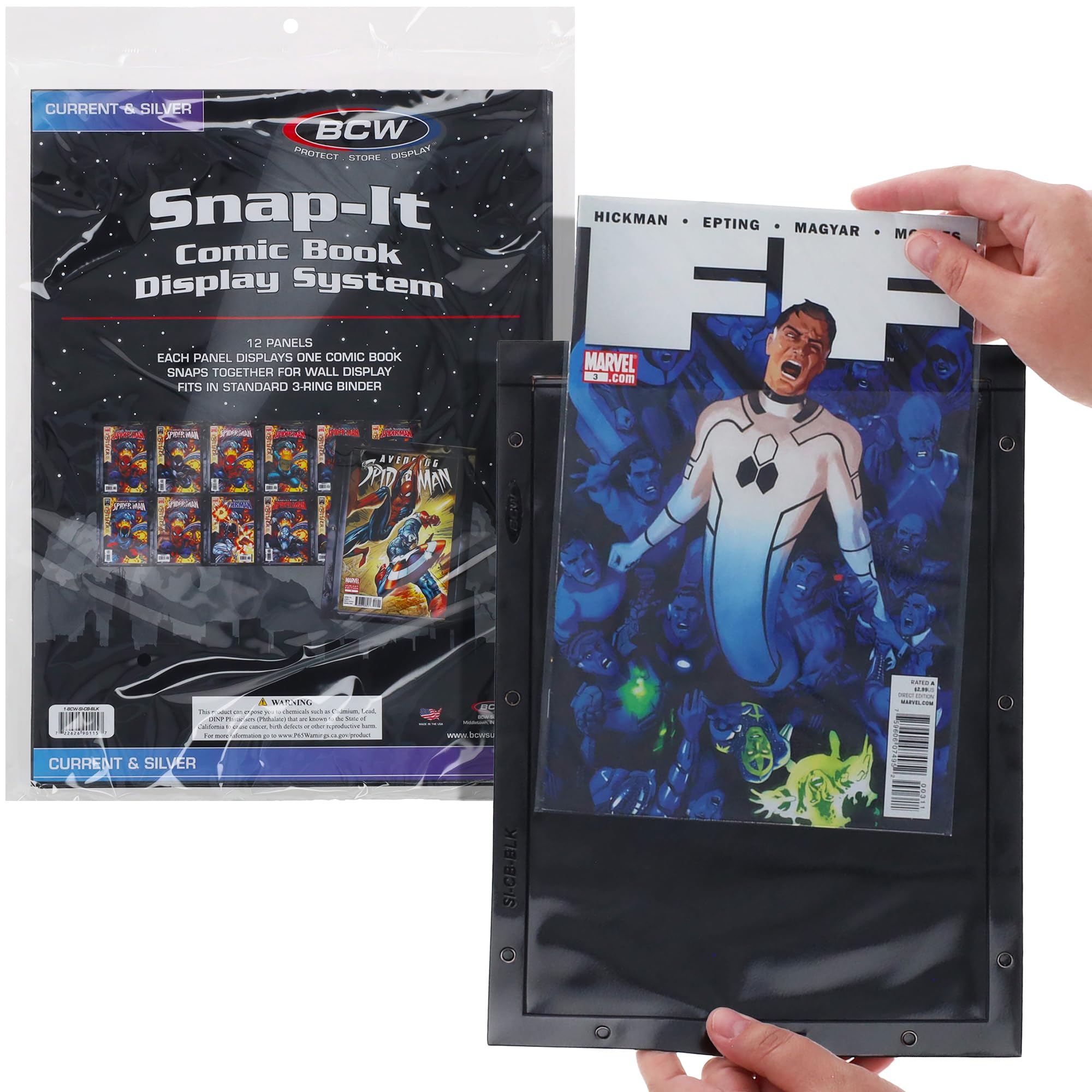 MCUパンフレット　コンプリートセット Amazon.com : BCW Snap-It Comic Book Display System – 12-Pack