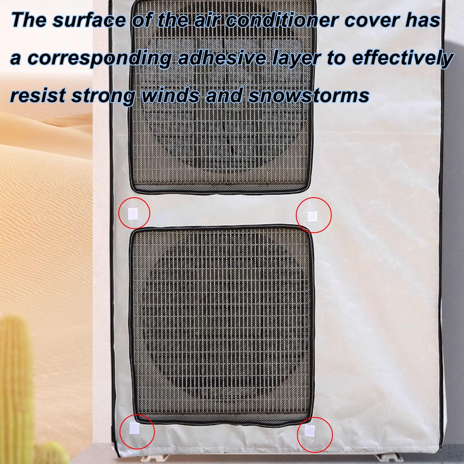 Funda Aire Acondicionado Exterior Universal para Central, Funda para Aire Acondicionado Exterior, Tela Oxford 600D, Impermeable, a Prueba de Humedad y Sol(Gray,100x40x138cm)