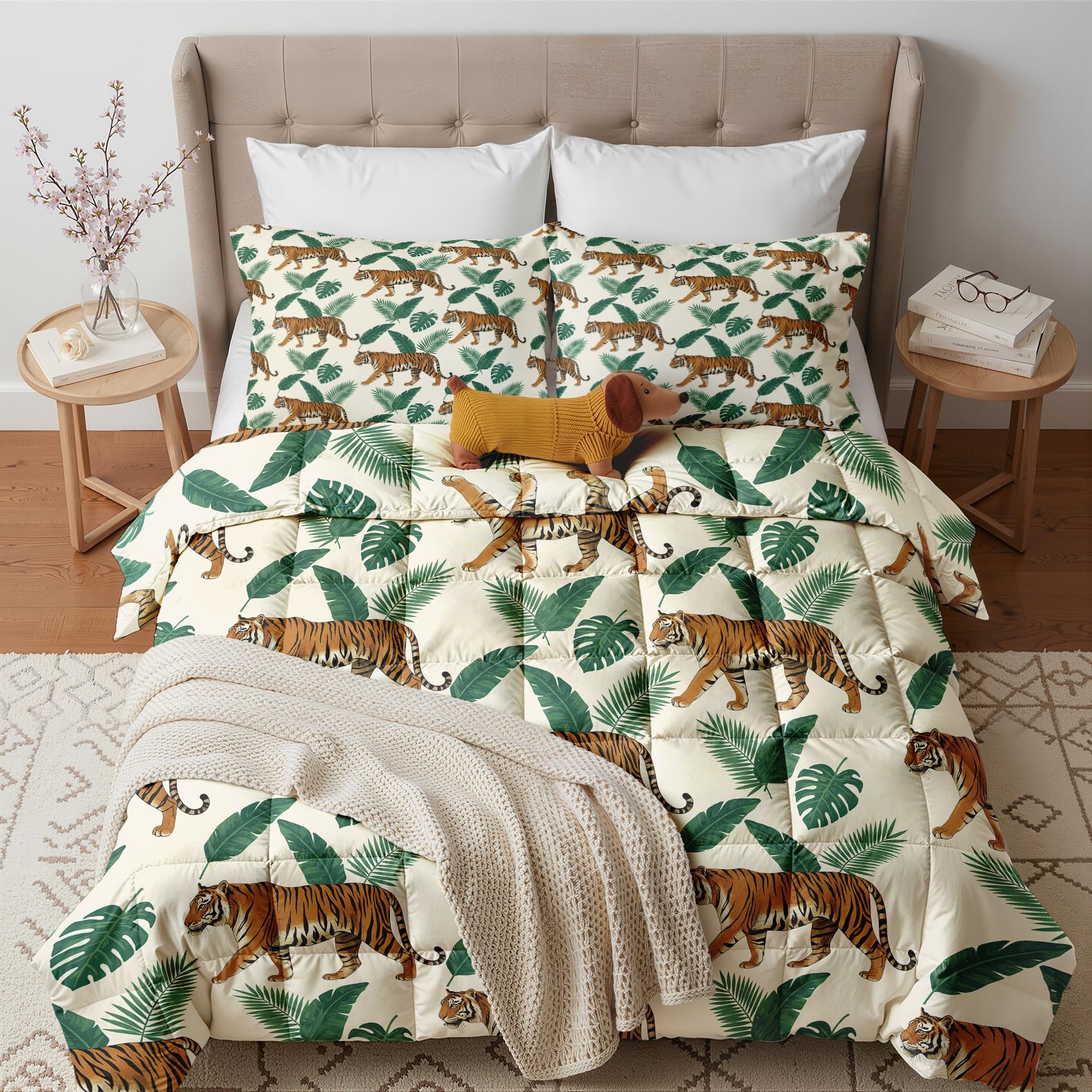 GEDAEUBA Tiger Coverless Duvet Single 10.5 Tog