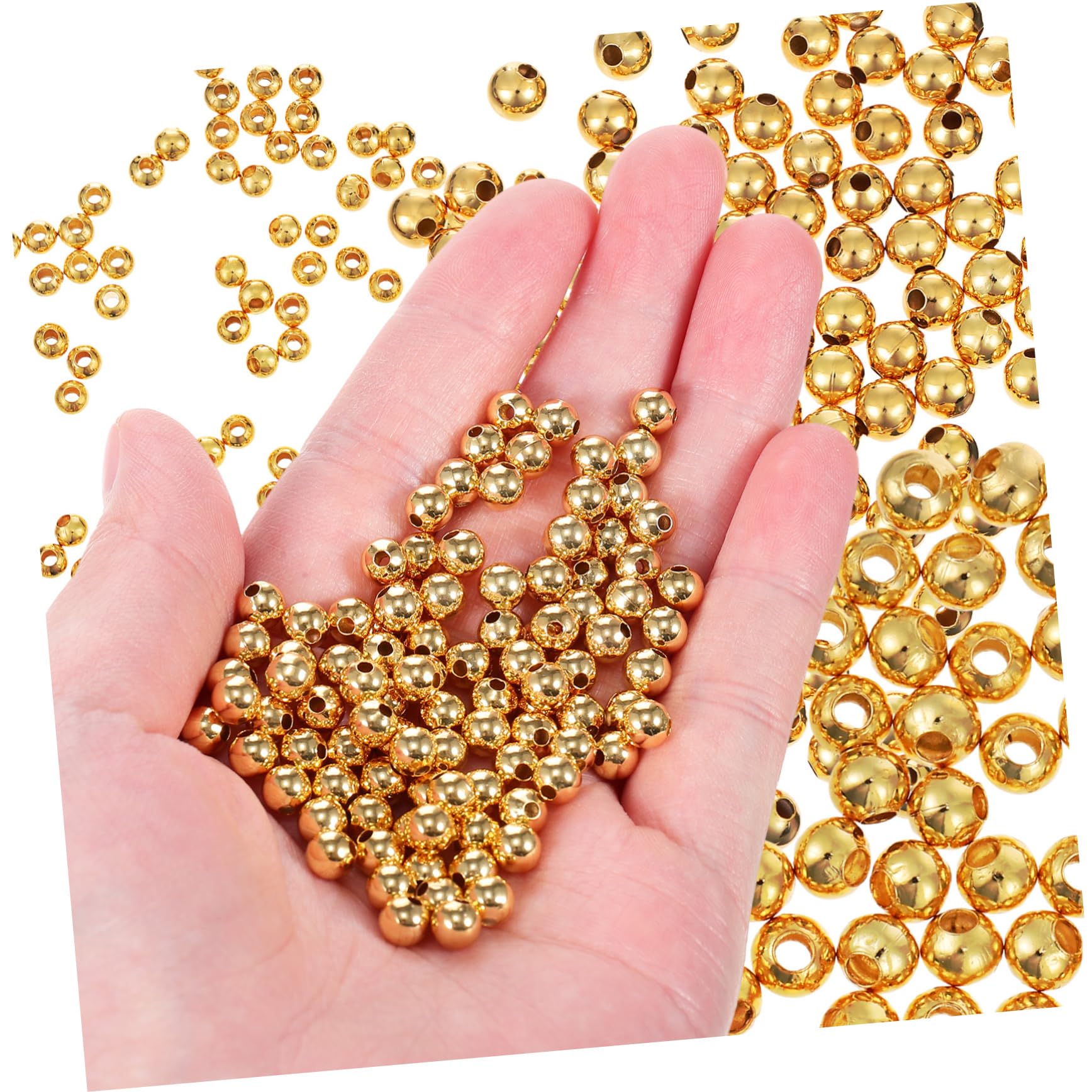 DOITOOL 3 Series Abalorios Joyería Espaciadoras Pequeñas Fabricación De Collares Y Accesorios De Manualidades 900 Piezas*3