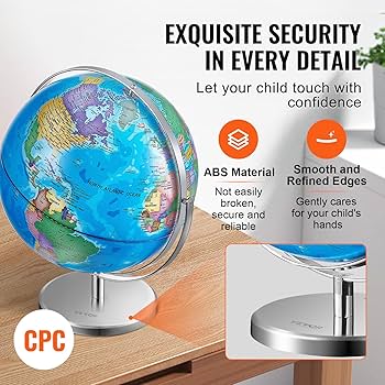 【2点】G×C＆NOS globe GlobePodver2 Amazon.com: VEVOR Rotating World Globe with Stand, 13 in