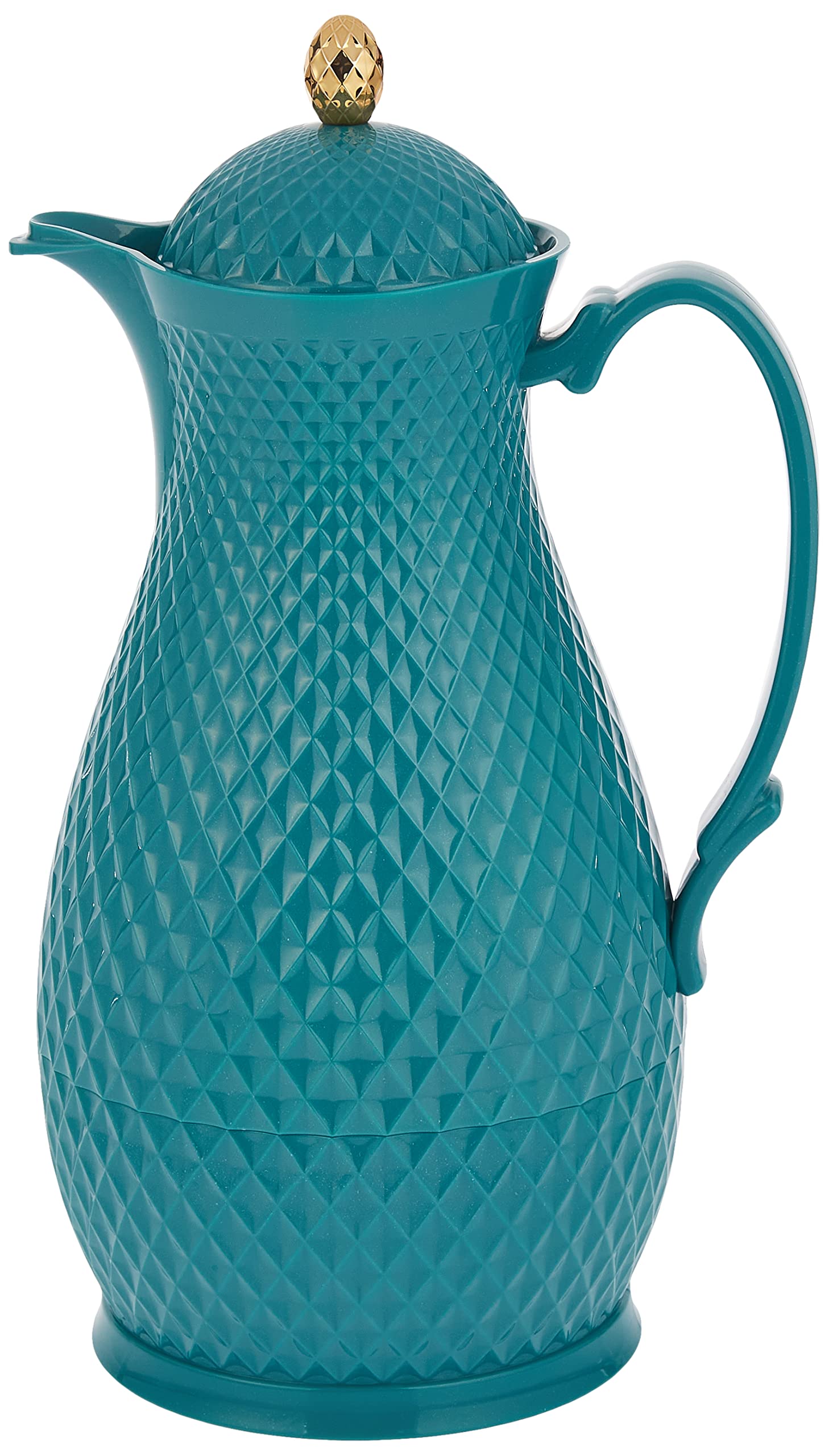 Opalina Diamond Royal Flask, 1.3 Liter, Turquoise