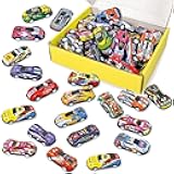 Vileafy 30 Mini Race Cars for Classroom Prizes, Party Favors for Kids 4-8 Years Old, Bulk Small Pull Back Car Toys for Treasure Box, Mini Toys Cars for Boys and Girls Christmas Stocking Stuffers