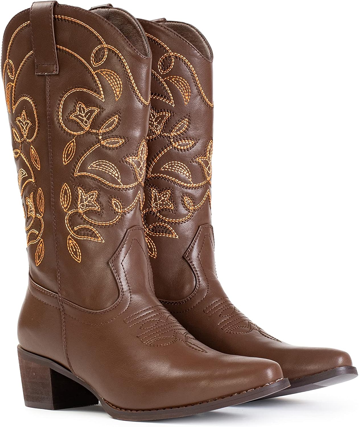 IUV Cowboy Boots For Women Pointy Toe Women's Western Cowgirl Boots... - Picture 102 of 114