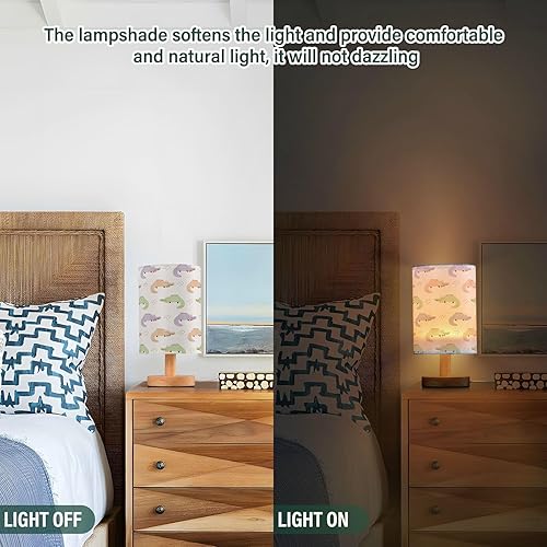 Miniatura 5 de Table Lamps Small Desk Lamp Modern Cartoon Crocodile Colorful Lamps for Girls Classroom lámpara de Noche para