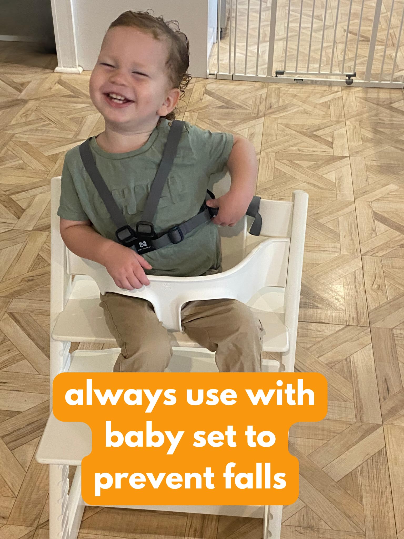 Amazon.com : ROKA HARNESS Wipe Clean Silicone Harness for Stokke Tripp Trapp  - Dishwasher Safe! : Baby