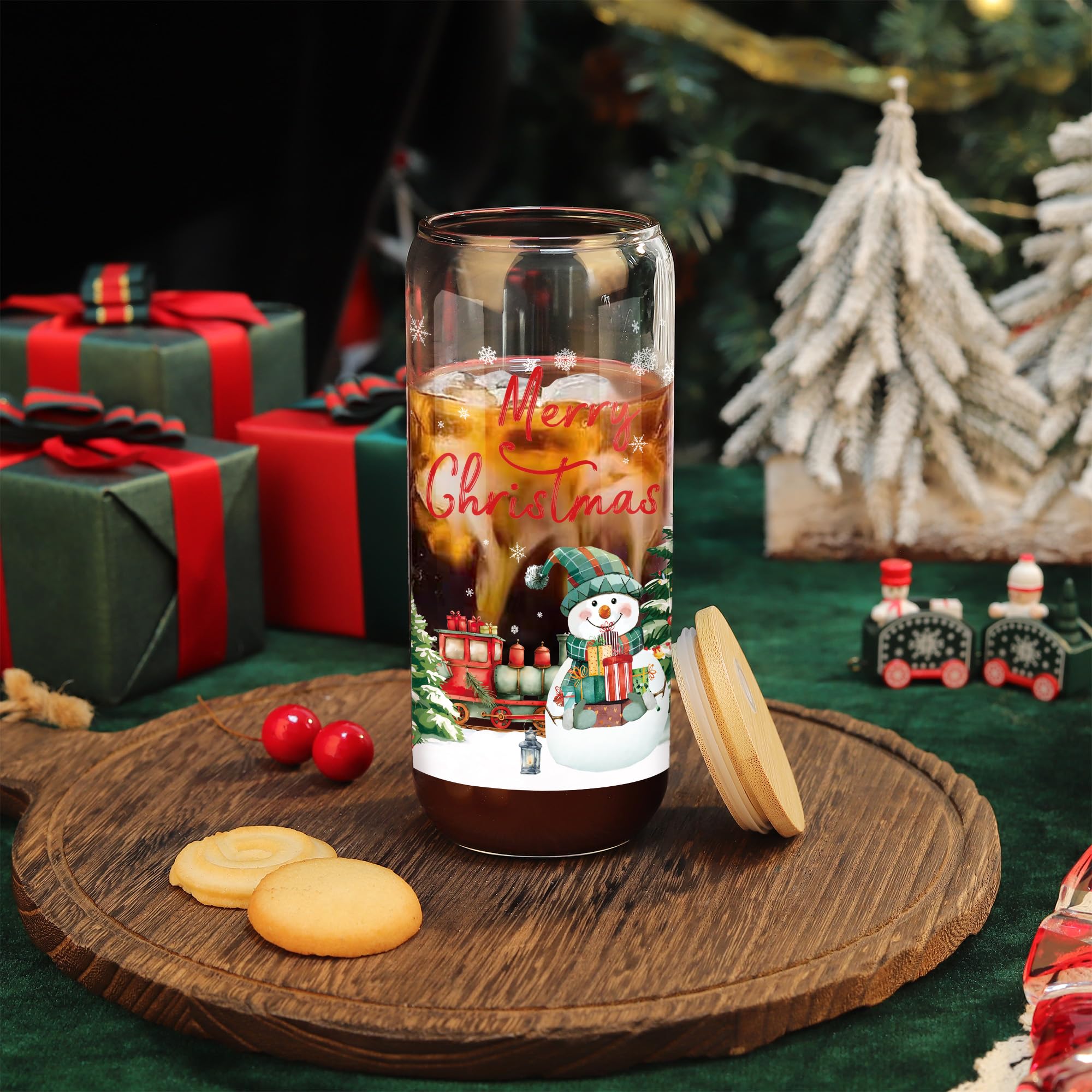 Initiale – Verre en forme de canette de 473,6 g avec couvercle et paille, cadeau monogrammé pour femme, tasse à café en forme de lettre B, cadeau de Noël personnalisé pour femme