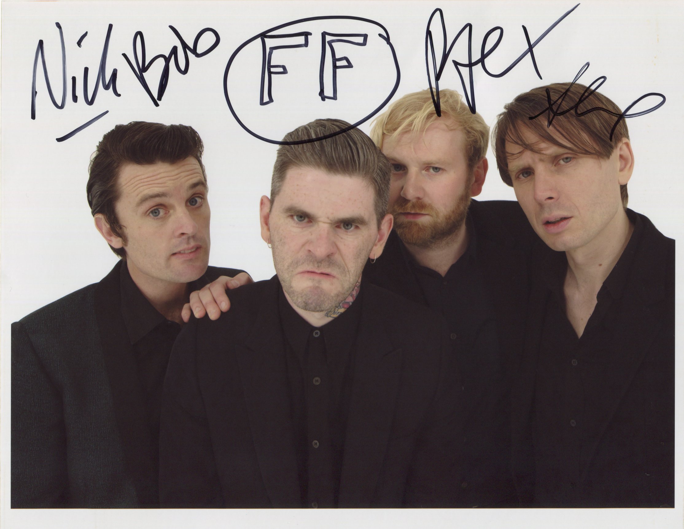 Franz Ferdinand FULLY SIGNED Photo 1st Generation PRINT Ltd 150 + Certificate (1)