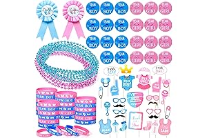 Winrayk Gender Reveal Party Favors Supplies - The Ultimate Celebration Kit