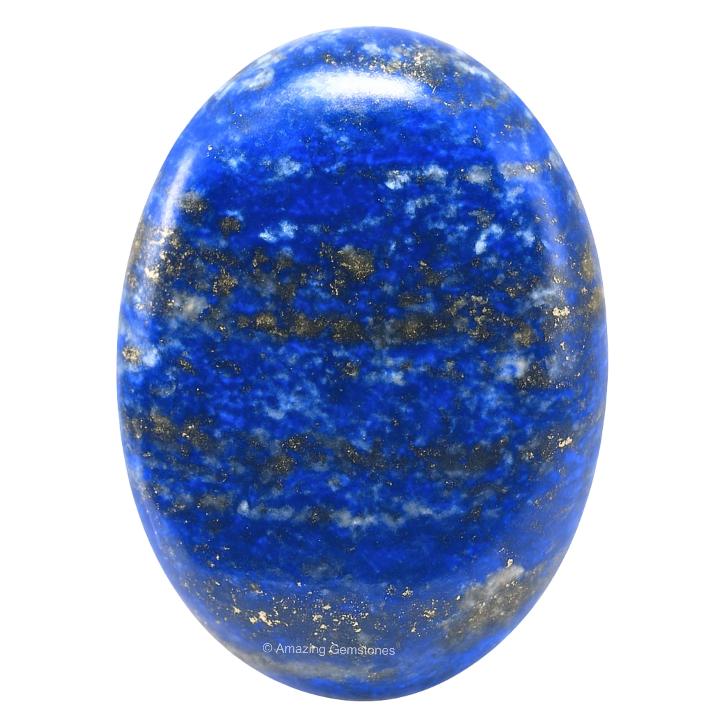 Amazing GemstoneLapis Lazuli Crystals and Healing Stones - Large Palm Stone Crystals Piedra - Crystal for Good Luck, Balanced Positive Energy, Meditation - Unique Stocking Stuffers and Birthday Gifts for Women, Men