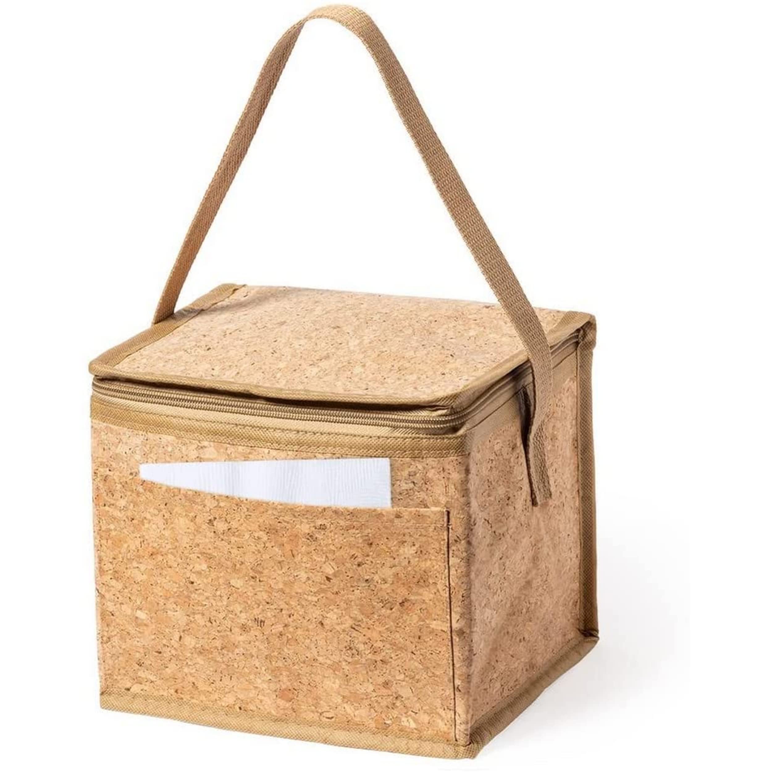 Bolsa para el almuerzo de corcho, bolsa de almuerzo, bolsa isotérmica – Bolso bandolera – Bolsa nevera de corcho