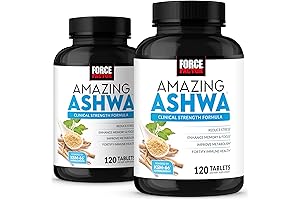 Amazing Ashwa Force Factor: Optimized Stress Relief, Memory, Focus, and More