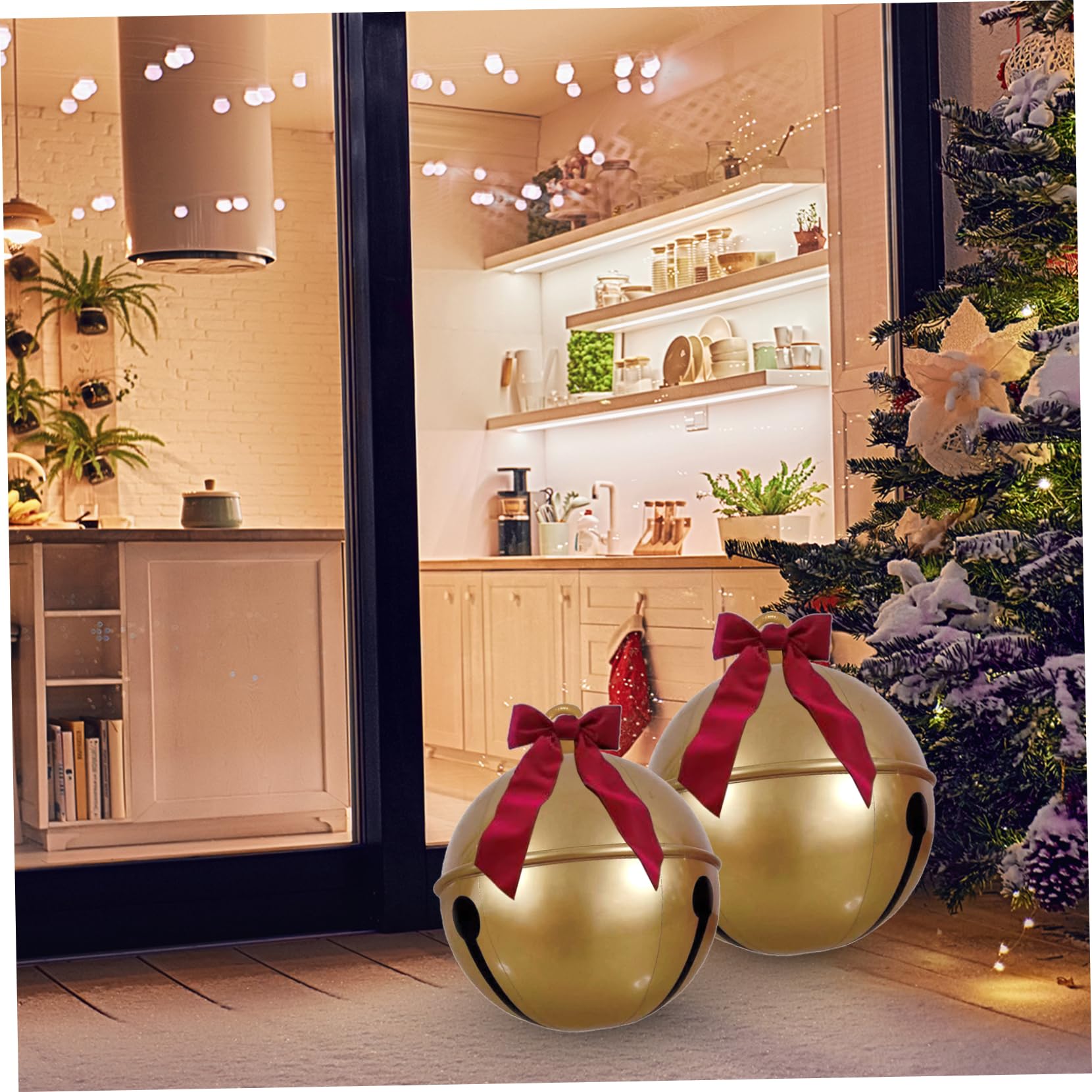 ZERONE boule gonflable en PVC Boule de noël gonflable en PVC, 23.6