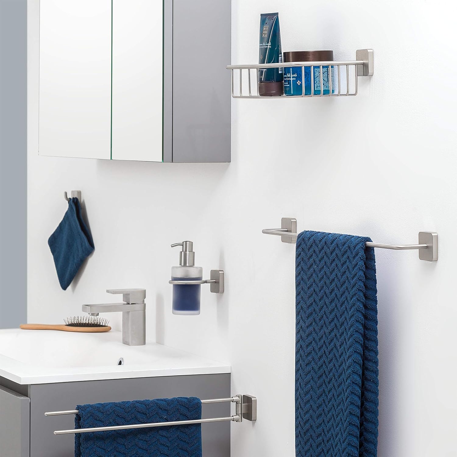 Super Cheap 🛒 Tiger Shower Basket, steelZamac, Stainless Steel Brushed, 59,3 x 4,8 x 6,9 cm