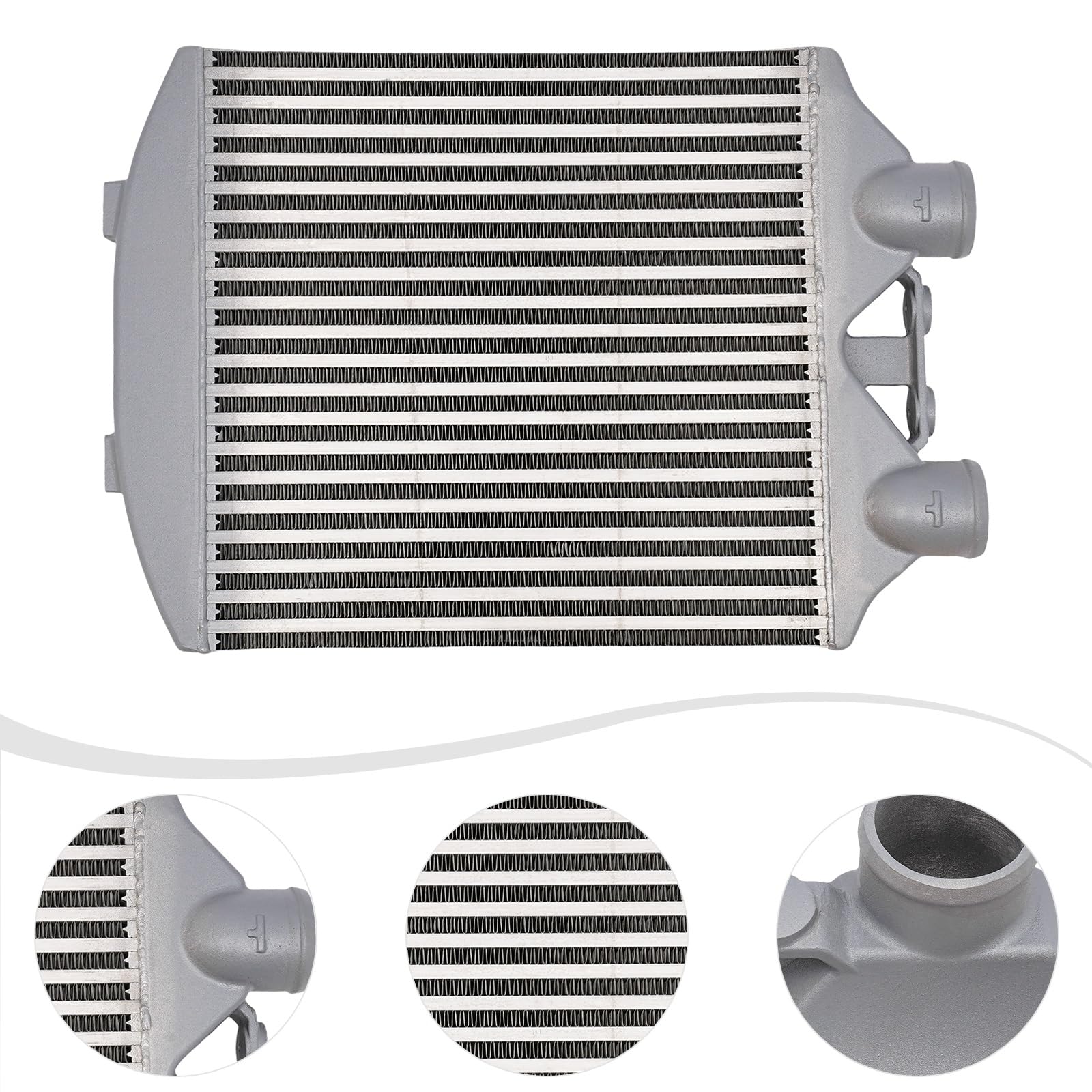 rdzeń nagrzewnicy auto Pasuje do Seat Ibiza Mk4 Vw Polo 9N3 dwurzędowa rura ze stopu aluminium Intercooler wymiana chłodnicy chłodzącej