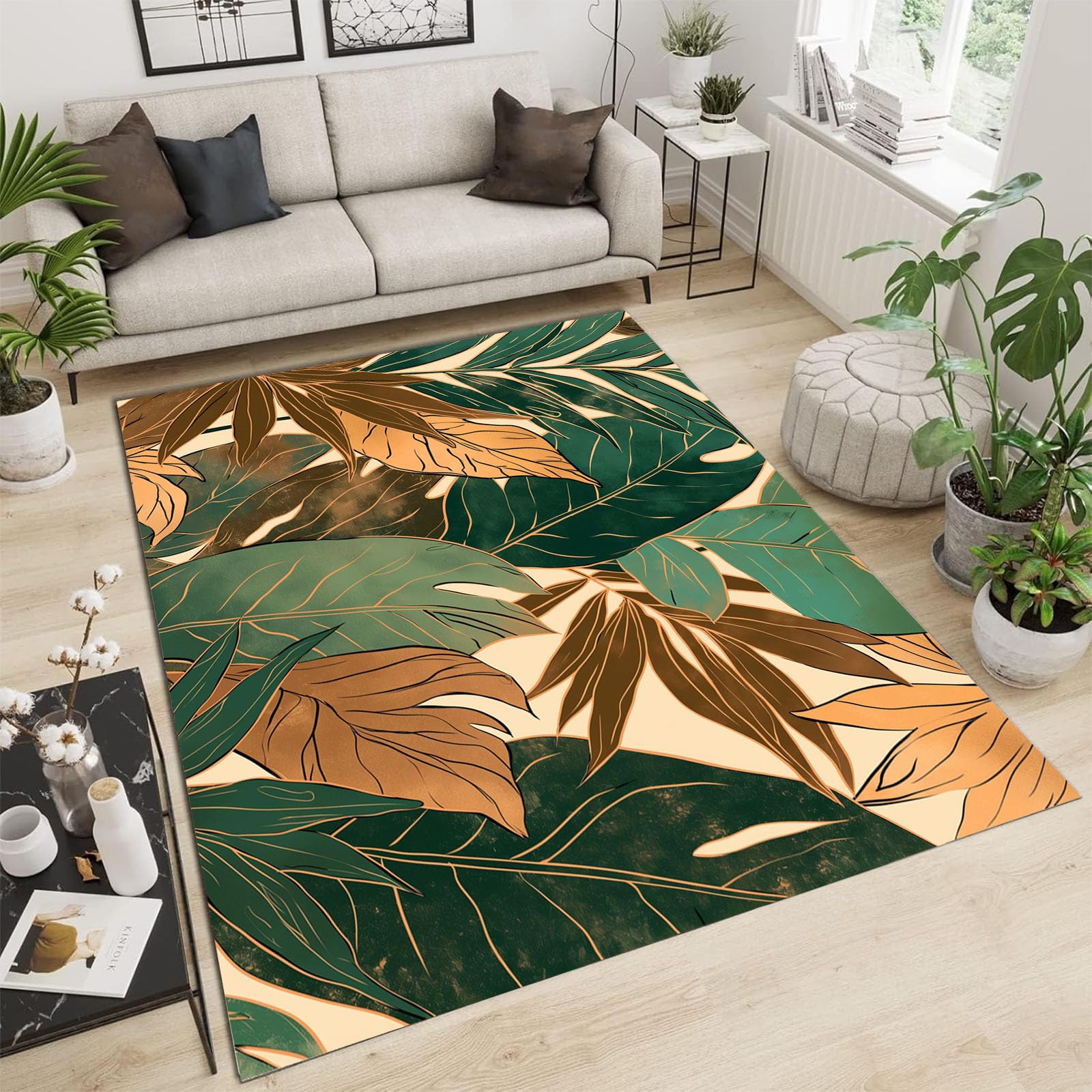 Tapis de chambre enfants lavable style bohèm