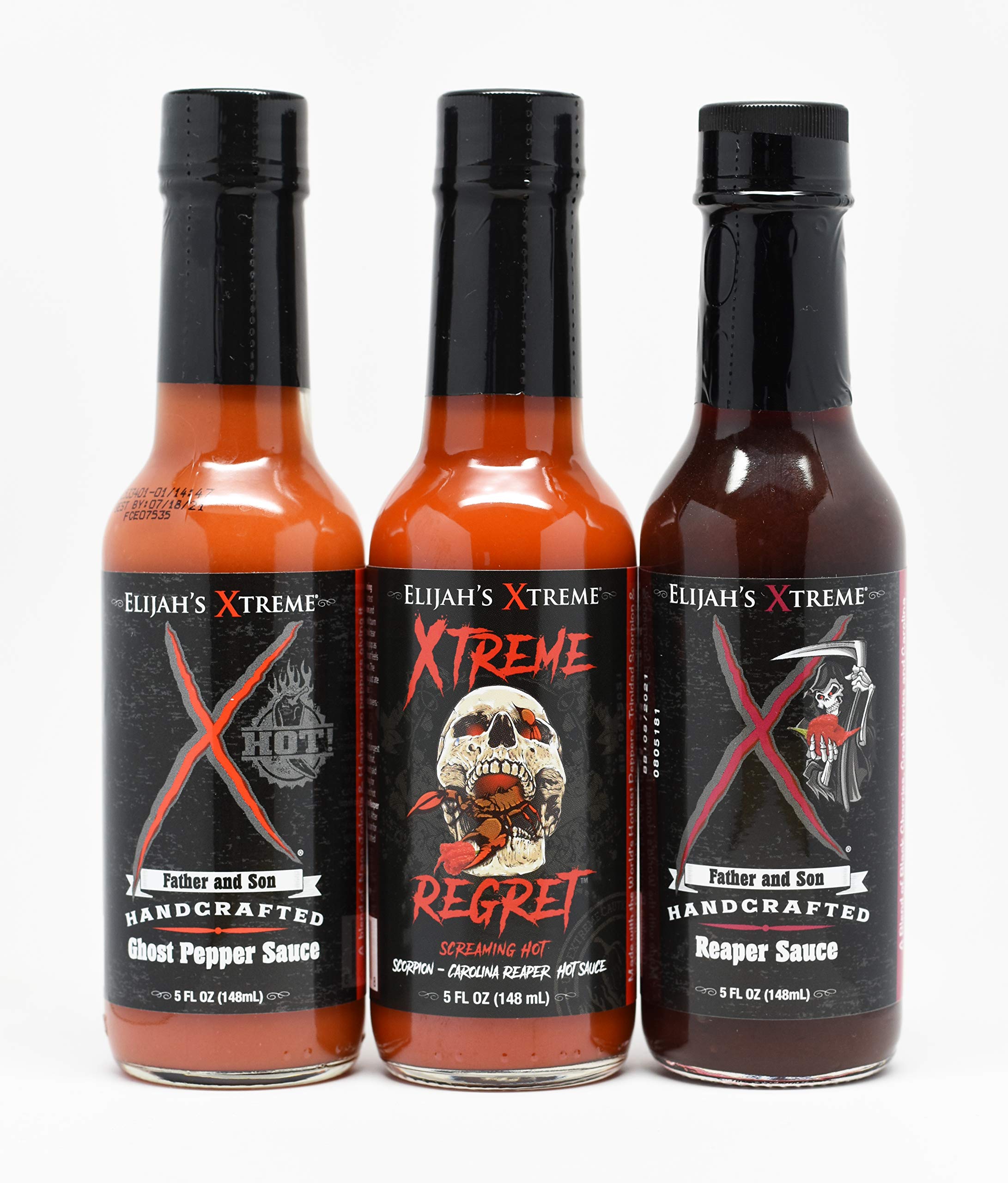 World's Hottest Hot Sauce Gift Set, Elijah's Xtreme Award Winning Hot