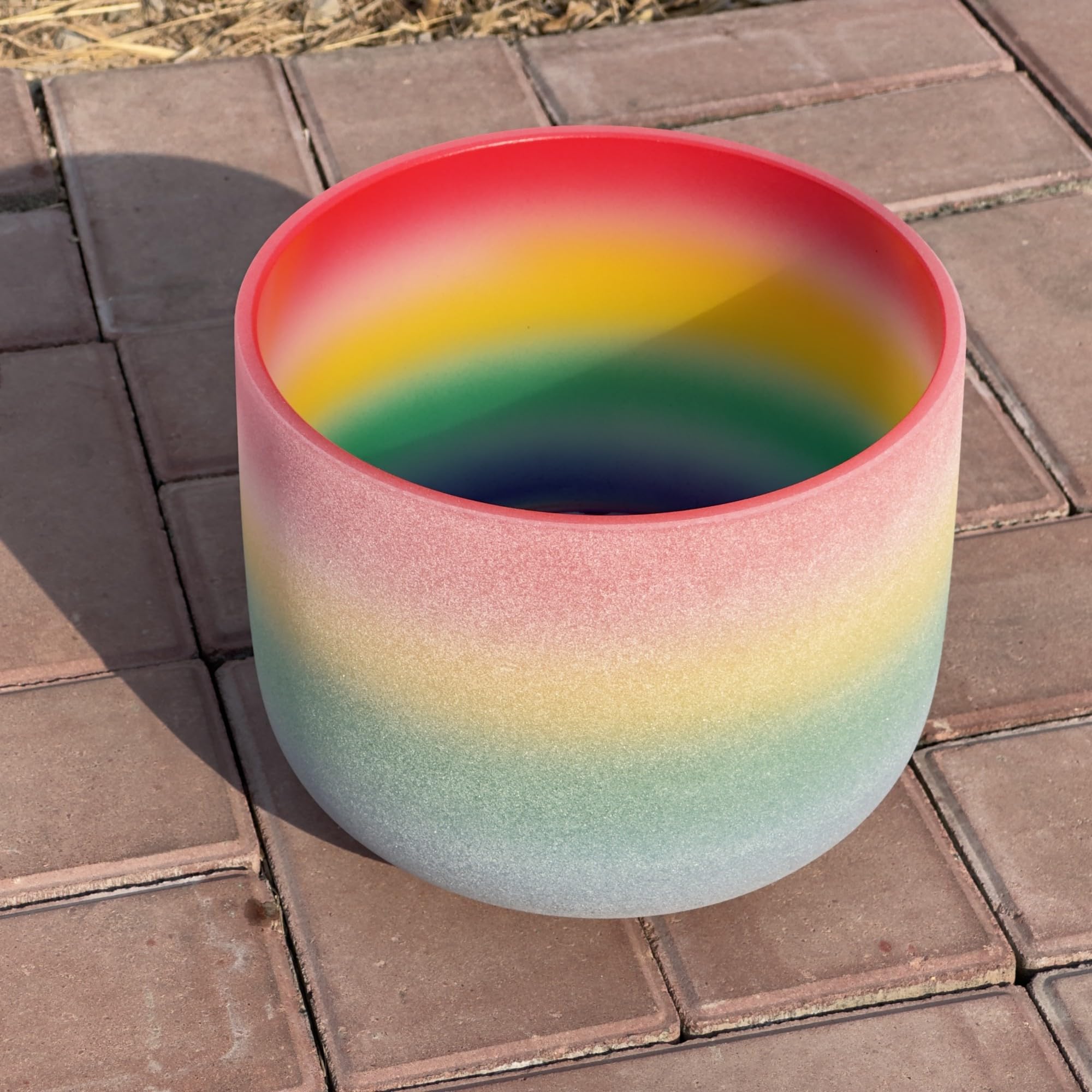 Amazon.com: TRAYAYA 8 Inch 528Hz C Note Rainbow Crystal Singing
