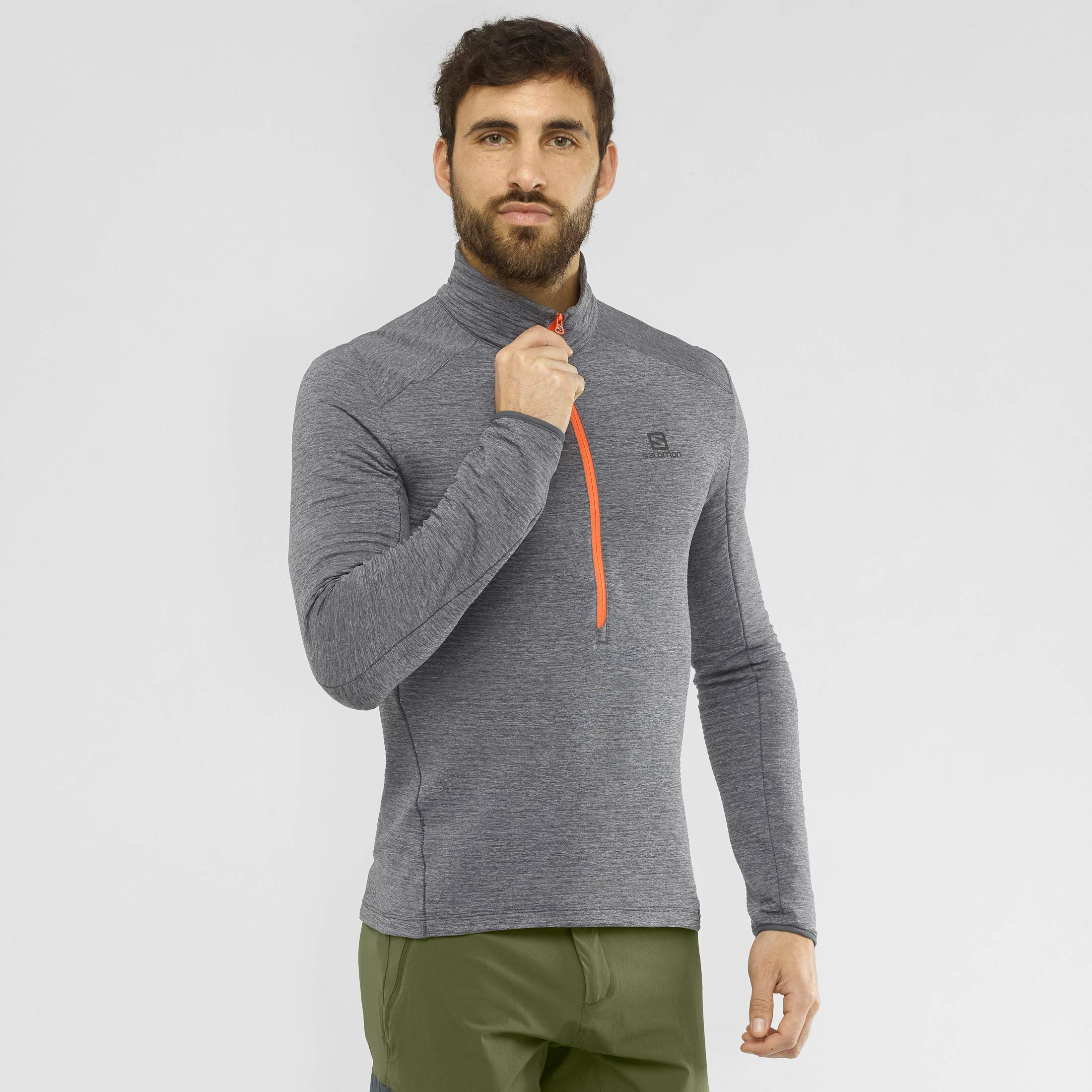 SALOMON Men's Outline Hz Mid M Fleece 