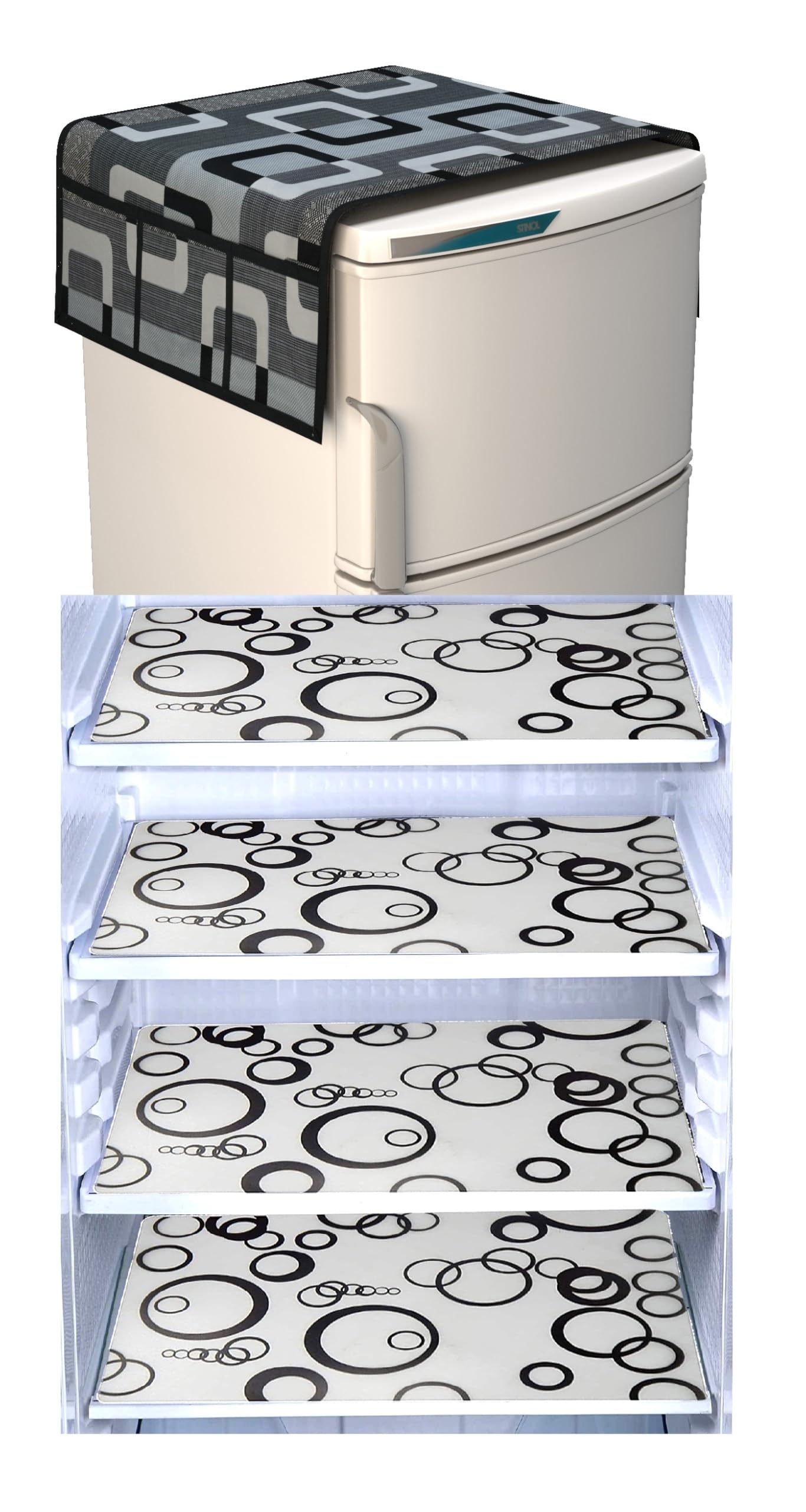 Fridge Top Cover & Mat Set - Protect Your Fridge! -1