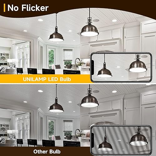 Miniatura 6 de UNILAMP Bombillas brillantes A21, bombillas LED equivalentes a 150-200 W, luz blanca diurna 5000 K, 2500 lúmenes, bombilla de base media E26, no